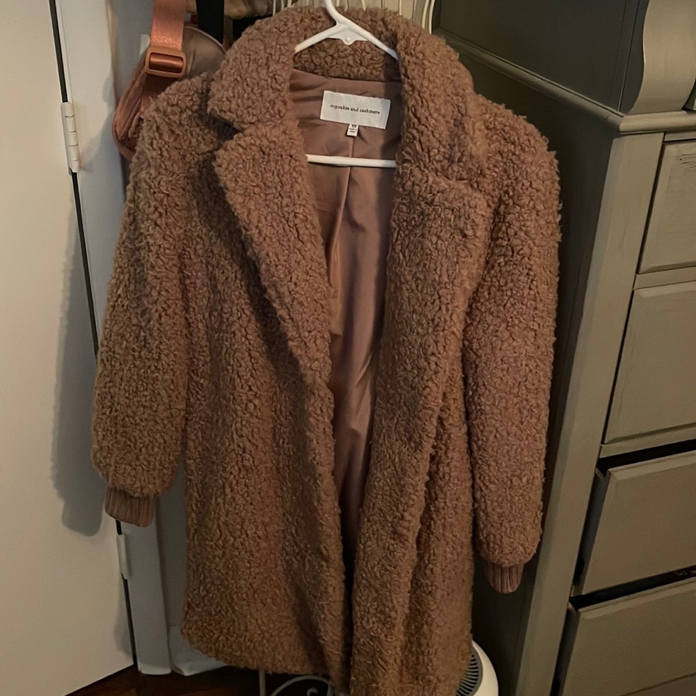 Cupcakes and Cashmere teddy coat